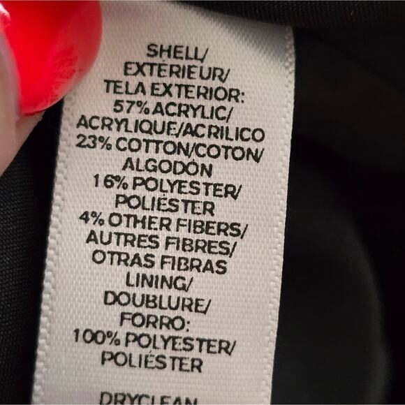 Loft Fringe Detail Chic Multicolor Tweed Skirt Size 6 - Picture 7 of 8